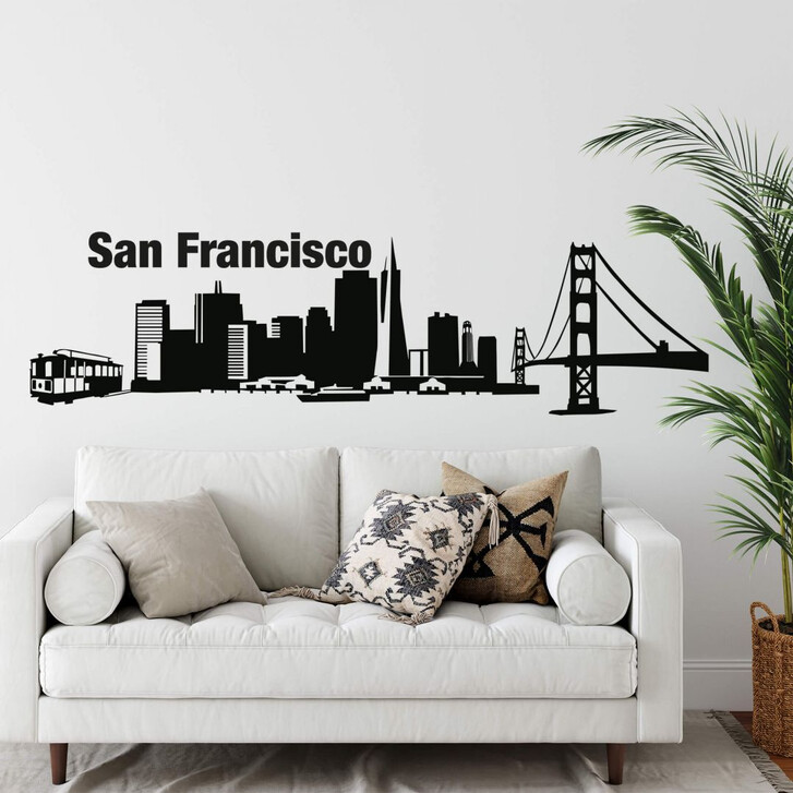 Wandtattoo San Francisco Skyline - WA218156