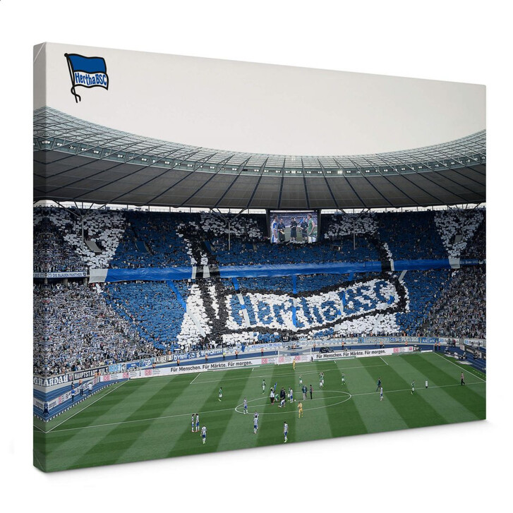 Leinwandbild Hertha BSC - Spielstart im Stadion - WA139898