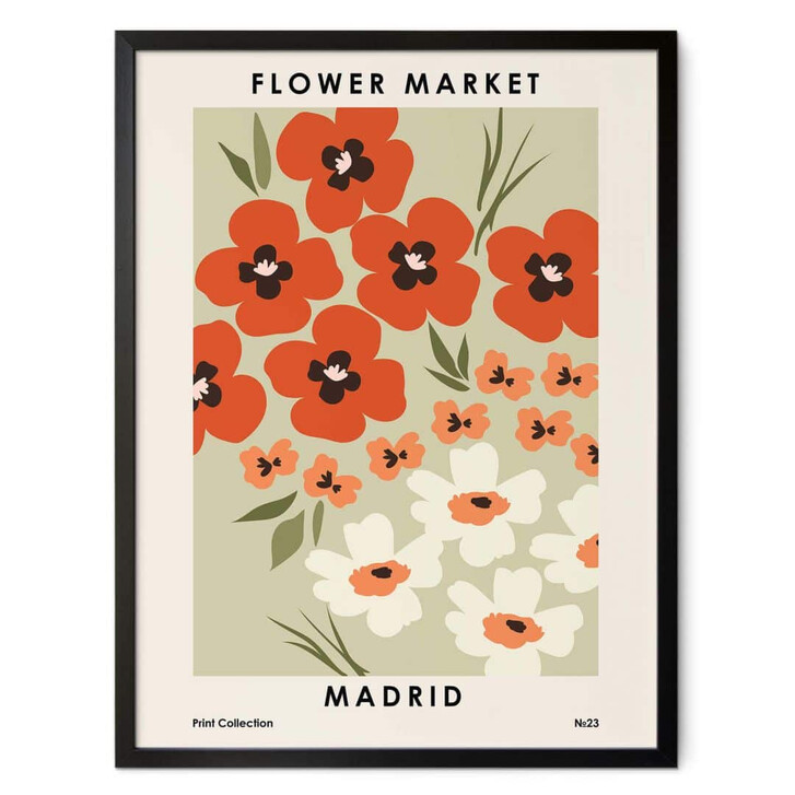 Poster Anastasiya - Flower Market Madrid - WA342080