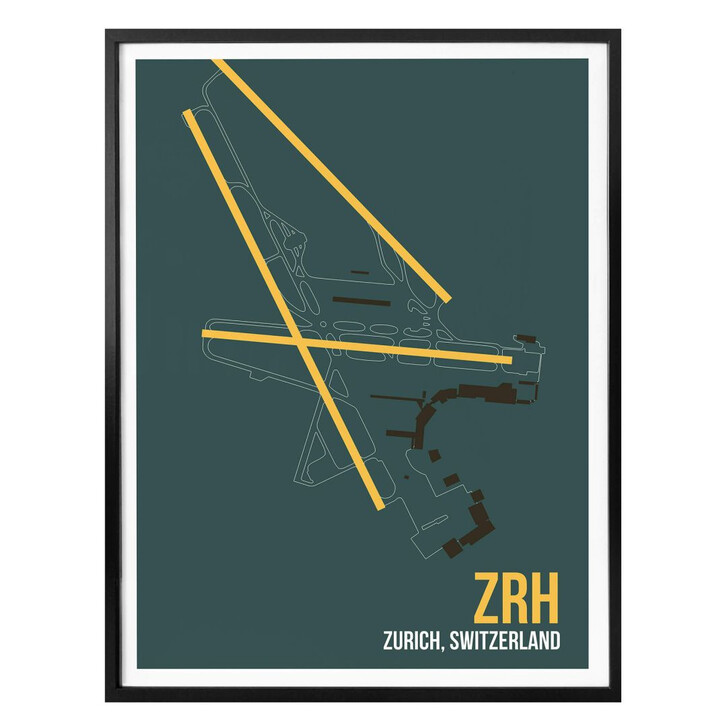 Poster 08Left - ZRH Grundriss Zürich - WA278952