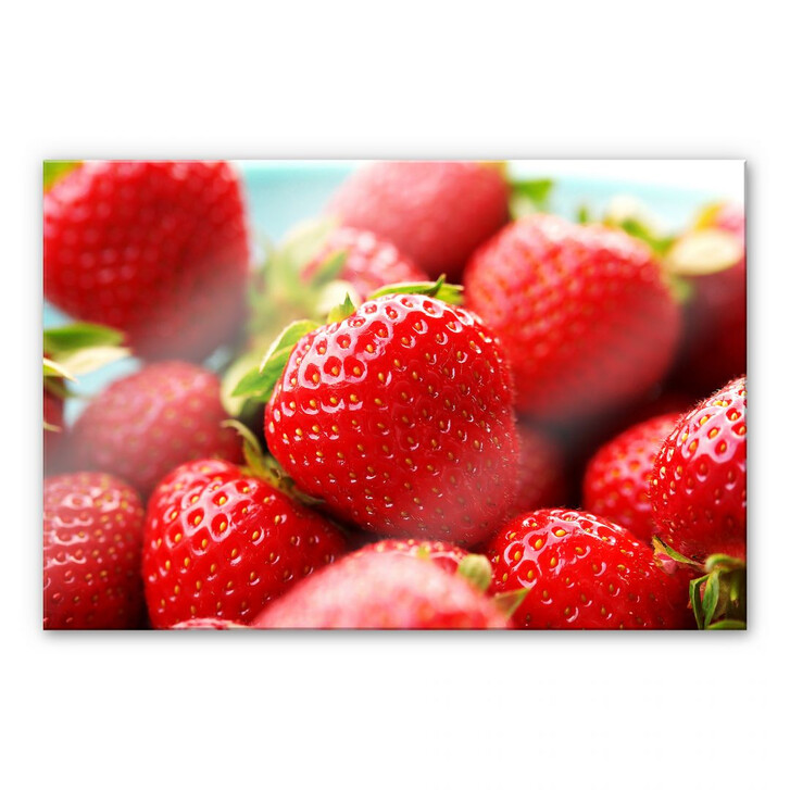 Acrylglasbild Erdbeeren aus dem Garten - WA108248