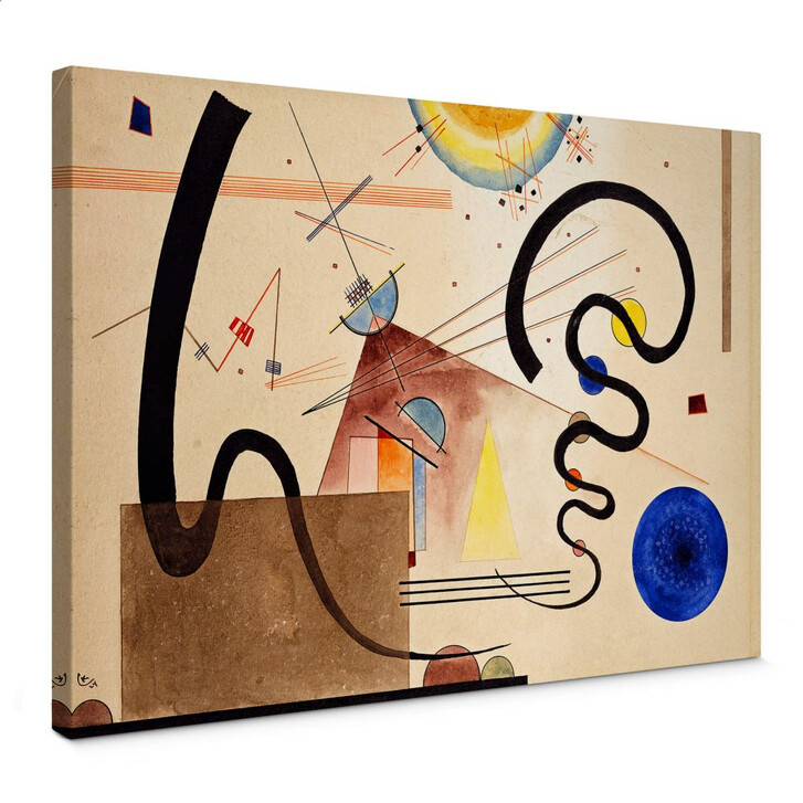 Leinwandbild Kandinsky - Zwei Bewegungen - WA245958