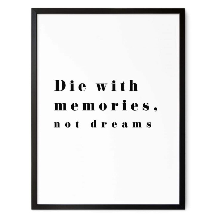Poster 1X Studio - Die with memories - WA348502