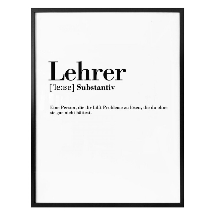 Poster Grammatik - Lehrer - WA287300
