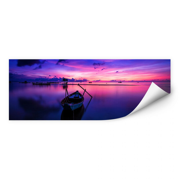 Wallprint Pink Sunrise - Panorama - WA188268