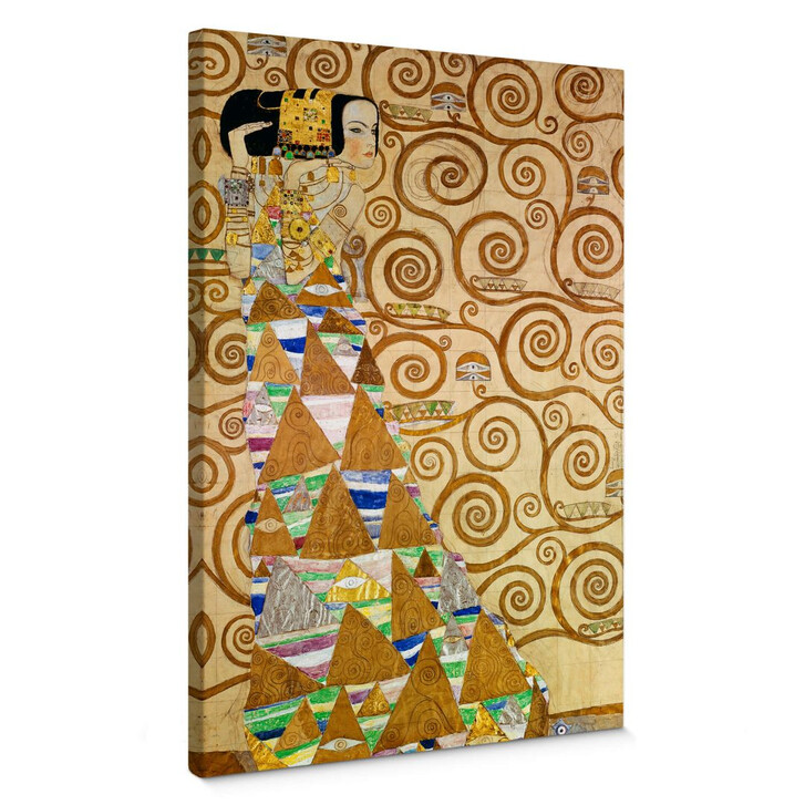 Leinwandbild Klimt - Die Erwartung - WA140598