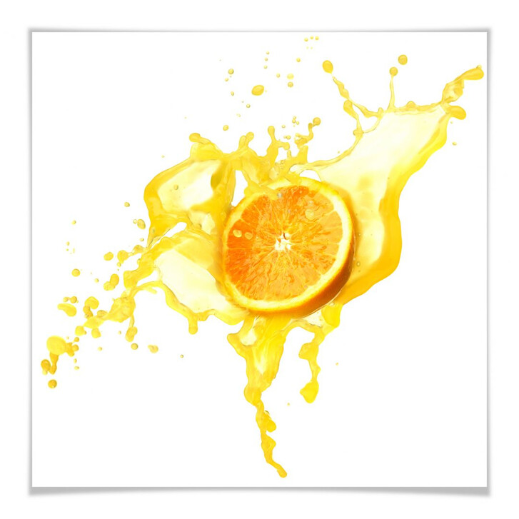 Poster Splashing Oranges - WA166973