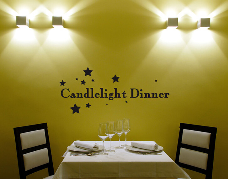 Wandtattoo Candlelight Dinner - TD16414
