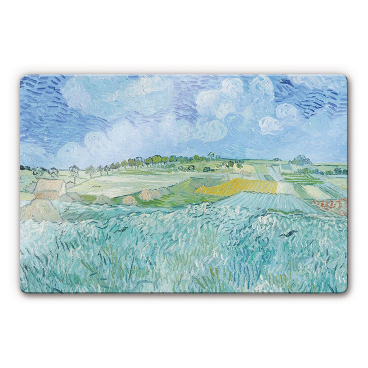 Glasbild van Gogh - Die Ebene bei Auvers - WA129382