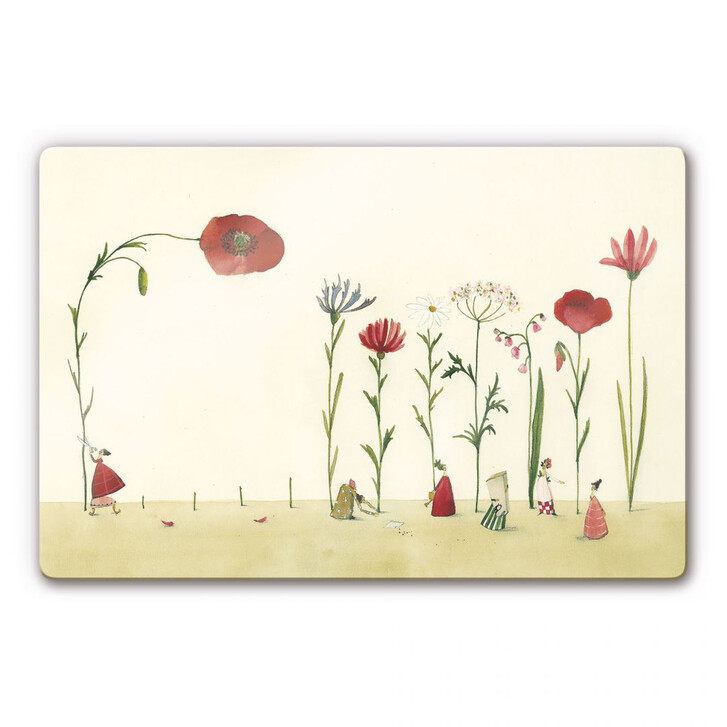 Glasbild Leffler - Blumensamen - WA124681