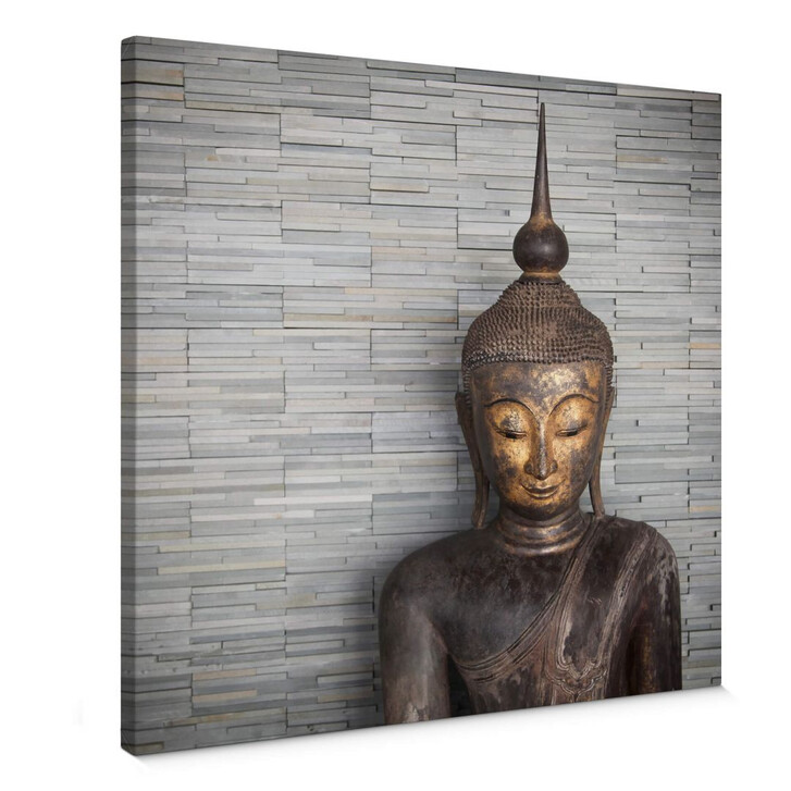 Leinwandbild Thailand Buddha - quadratisch - WA145782