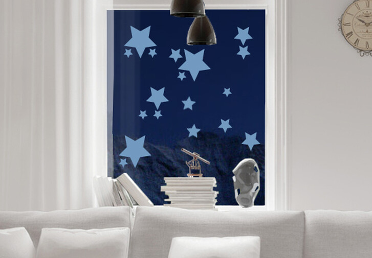Glasdekor Sterne Set - CG10432