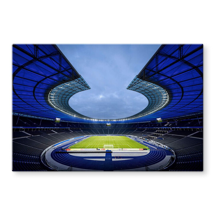 Glasbild Hertha BSC Blaues Olympiastadion - WA345957