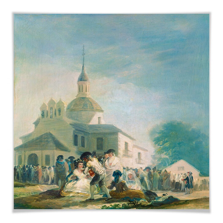 Poster de Goya - Die Einsiedelei des hl. Isidor - WA168825