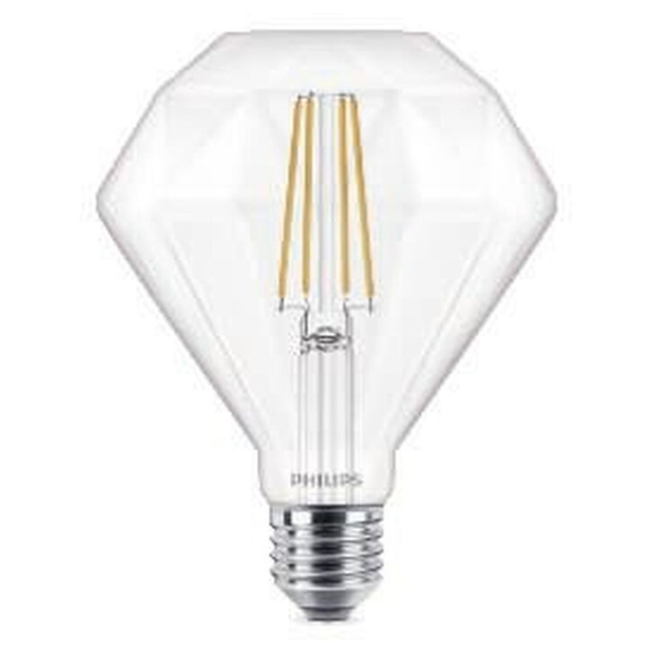 Philips LED Leuchtmittel Diamant, E27. warmweiss, 2700K, 500lm, dimmbar - CL120281