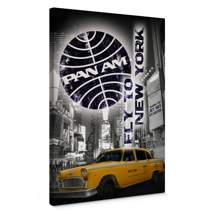 Leinwand PAN AM - New York Yellow Taxi Cab - WA135611