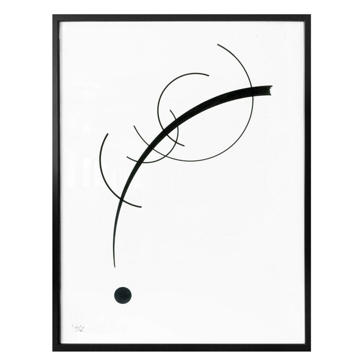 Poster Kandinsky - Kurve zum Punkt - WA162064