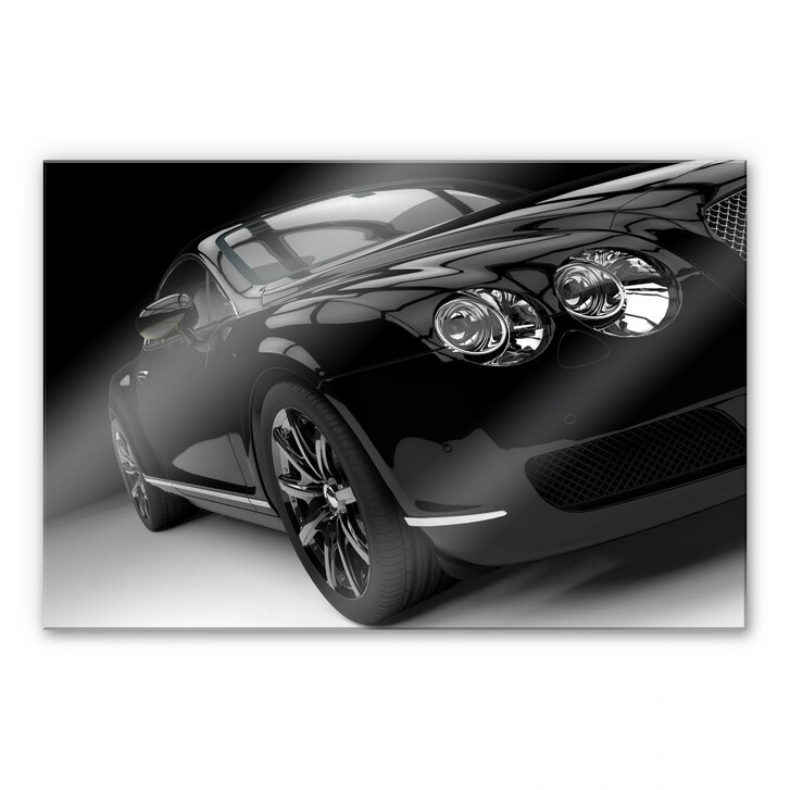 Acrylglasbild Metallic Car Black 02 - WA109843