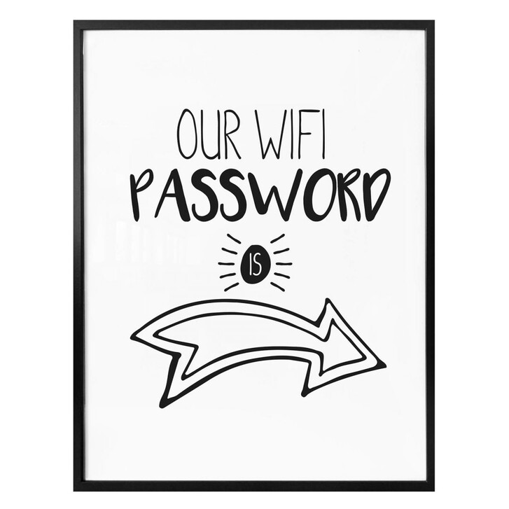 Poster Our Wifi Password - WA165256