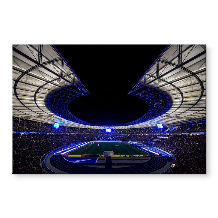 Acrylglasbild Hertha BSC Olympiastadion bei Nacht - WA344470