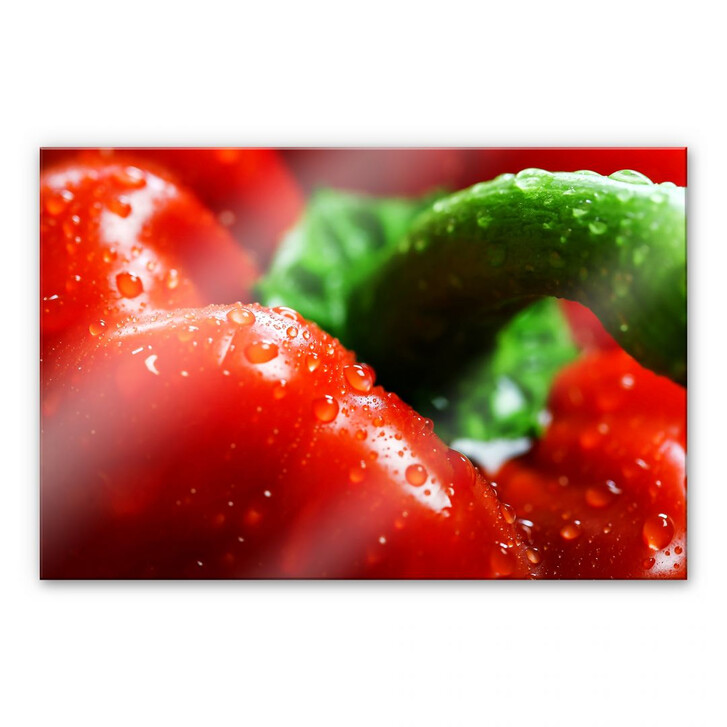 Acrylglasbild Fresh Paprika - WA108482