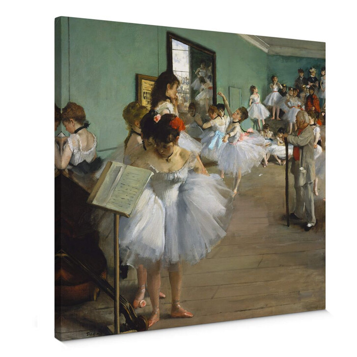 Leinwandbild Degas - Die Tanzklasse - WA254054