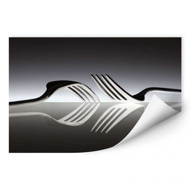 Wallprint De Kogel - Silverware Reflection - WA182974