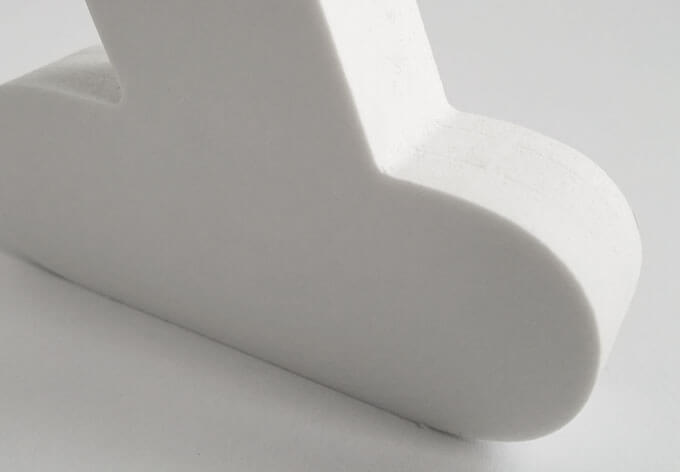 Dekobuchstaben Hartschaum Materialbeschreibung