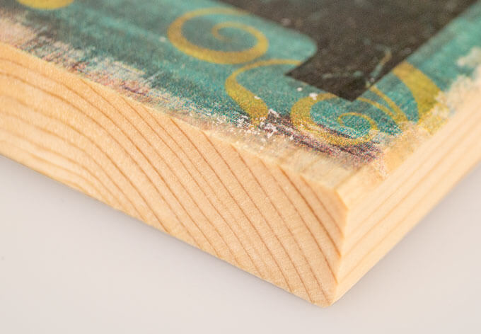 Holzschild Materialbeschreibung